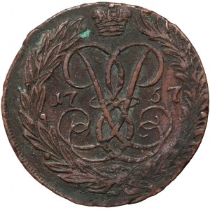 Rosja, Elżbieta I, 2 kopiejki 1757, Krasnyj Dwor