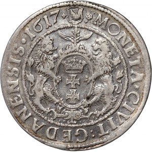 Sigismund III. Vasa, ort 1617, Danzig