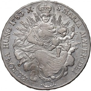 Węgry, Józef II, talara 1783 B, Kremnica