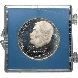 Československo, 50 korún 1971, Hviezdoslav, zrkadlová známka (PROOF), certifikát