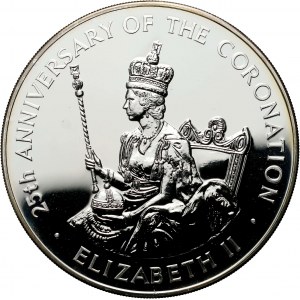 Jamaica, 25 Dollars 1978, 25th Anniversary of the Coronation of Queen Elizabeth II