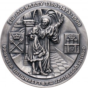 III RP, medaile Jagellonské univerzity 1990