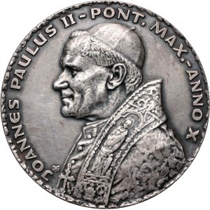 People's Republic of Poland, John Paul II medal, Wadowice, 10th anniversary of the pontificate 1988