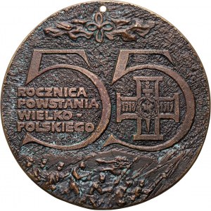 People's Republic of Poland, MS insurgent medal, 55th anniversary of the Wielkopolska Uprising