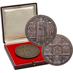 People's Republic of Poland, commemorative medal on the occasion of 1000 years of Christianity 1966