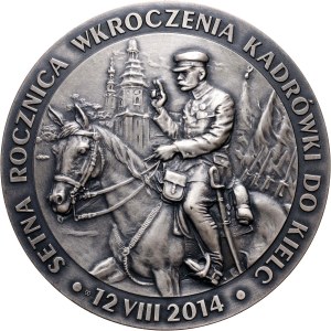 III RP, medaile 100. výročí vstupu 1. kádrové roty do Kielců 2014