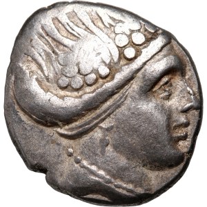 Řecko, Euboia, Histiaia, tetrobolium 3.-2. století př. n. l.