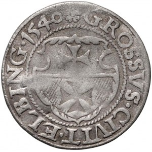 Sigismund I. der Alte, Pfennig 1540, Elbląg