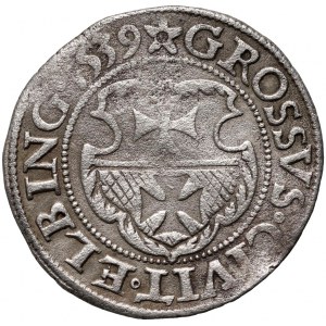 Sigismund I. der Alte, Pfennig 1539, Elbląg