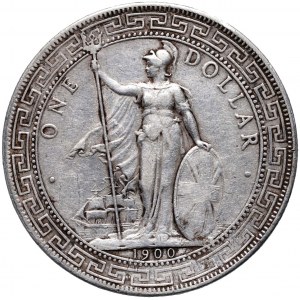 Spojené kráľovstvo, Victoria, Trade Dollar 1900 B, Mumbai