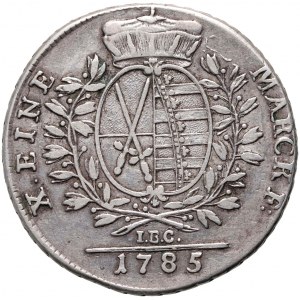 Německo, Sasko, Fridrich August III, 1785 IEC tolar, Drážďany