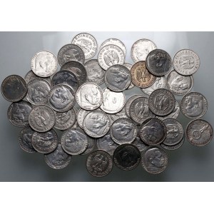 Germany, Third Reich, 5 Mark, Hindenburg, lot of coins