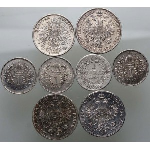 Rakousko a Vatikán, sada 8 mincí