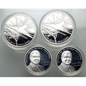 III RP, sada 4 sběratelských mincí, 2 x Skřipec, 2 x Smolensk