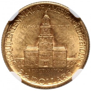 Spojené štáty americké, 2 1/2 dolára 1926, 150. výročie vyhlásenia nezávislosti