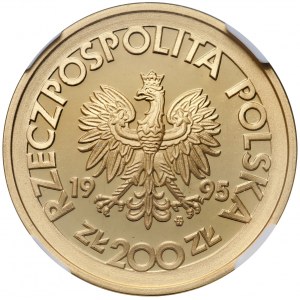 III RP, 200 złotych 1995, Konkurs Pianistyczny im. Fryderyka Chopina