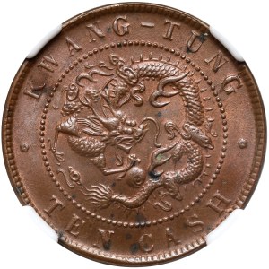 Chiny, Kwangtung, 10 centów bez daty (1900-06)