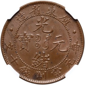 Chiny, Kwangtung, 10 centów bez daty (1900-06)