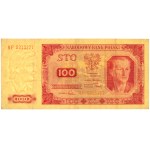 PRL, 100 złotych 1.07.1948, seria HF