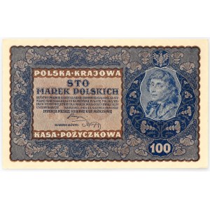 II RP, 100 poľských mariek 23.08.1919, séria IG-V, zbierka Lucow