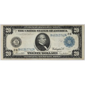 USA, 20 Dollars 1914, series B