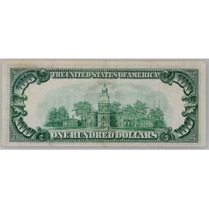 USA, Federal Reserve Note - New York, 100 Dollars 1934