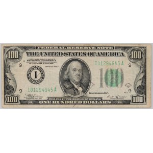Spojené štáty americké, Federálna rezervná banka - Minneapolis, 100 dolárov 1934