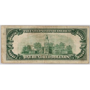 Vereinigte Staaten von Amerika, Federal Reserve Note - Minneapolis, $100 1934