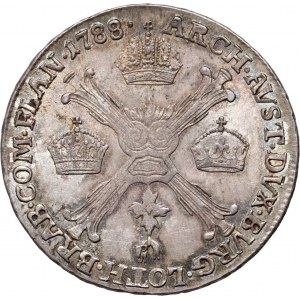 Austrian Netherlands, Joseph II, 1/4 Kronenthaler 1788 H, Günzburg