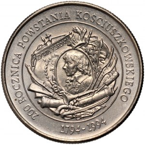 III RP, 20000 PLN 1994, 200. výročie Kosciuszkovho povstania