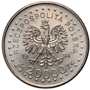 III RP, PLN 20000 1994, 200. Jahrestag des Kosciuszko-Aufstands