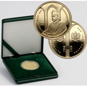 III RP, 200 złotych 2001, Kardynał Stefan Wyszyński