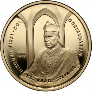 Third Republic, 200 zloty 2001, Cardinal Stefan Wyszynski