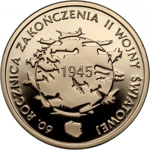 Tretia republika, 200 zlotých 2005, 60. výročie ukončenia druhej svetovej vojny