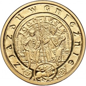 Third Republic, 100 gold 2000, 1000th anniversary of the Gniezno Convention