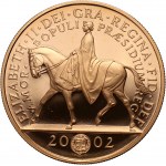 Vereinigtes Königreich, Elizabeth II, £5 2002, Goldenes Jubiläum der Königin