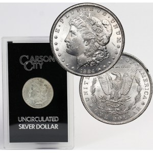 Spojené Štáty Americké, Dollar 1884 CC, Carson City, Morgan