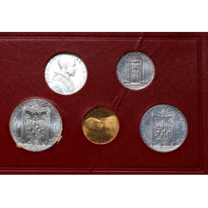 Vatican, Pius XII, set of 5 coins from 1950