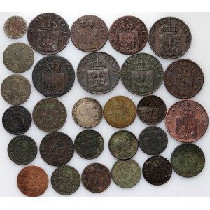 Niemcy, Prusy, XIX wiek, zestaw 28 monet