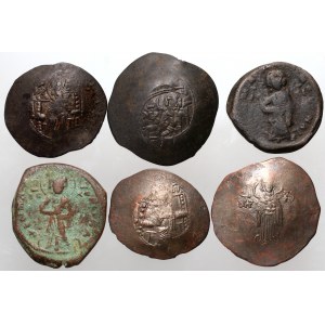 Byzantium, set of 6 coins