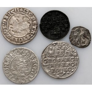 Polska Królewska, zestaw 5 monet
