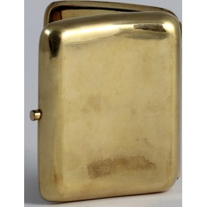 Scotland, gold cigarette case, dedication from 1908, Colonel R. L. Hippisley C. B.