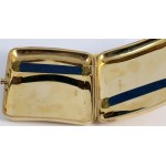 Scotland, gold cigarette case, dedication from 1908, Colonel R. L. Hippisley C. B.