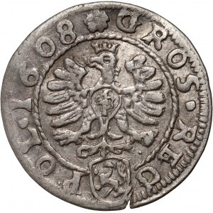 Žigmund III Vaza, penny 1608, Krakov