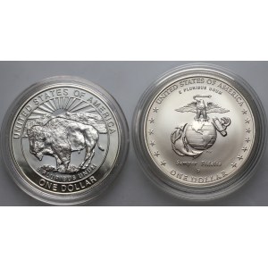 USA, 1 Dollar 1999 P, 1 Dollar 2005 P
