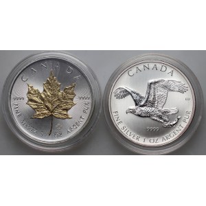 Kanada, Alžbeta II, 5 USD 2014, 5 USD 2015