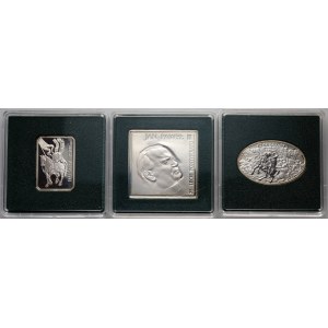 III RP, zestaw 3 monet z lat 2003-2010