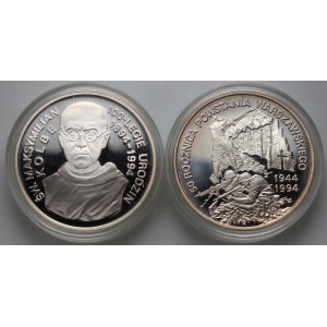 Third Republic, set of 2 x 300,000 zlotys 1994