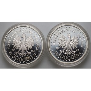 Dritte Republik, Satz von 2 x 300000 Zloty 1994