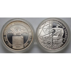 III RP, zestaw, 200000 złotych 1991 i 200000 złotych 1992